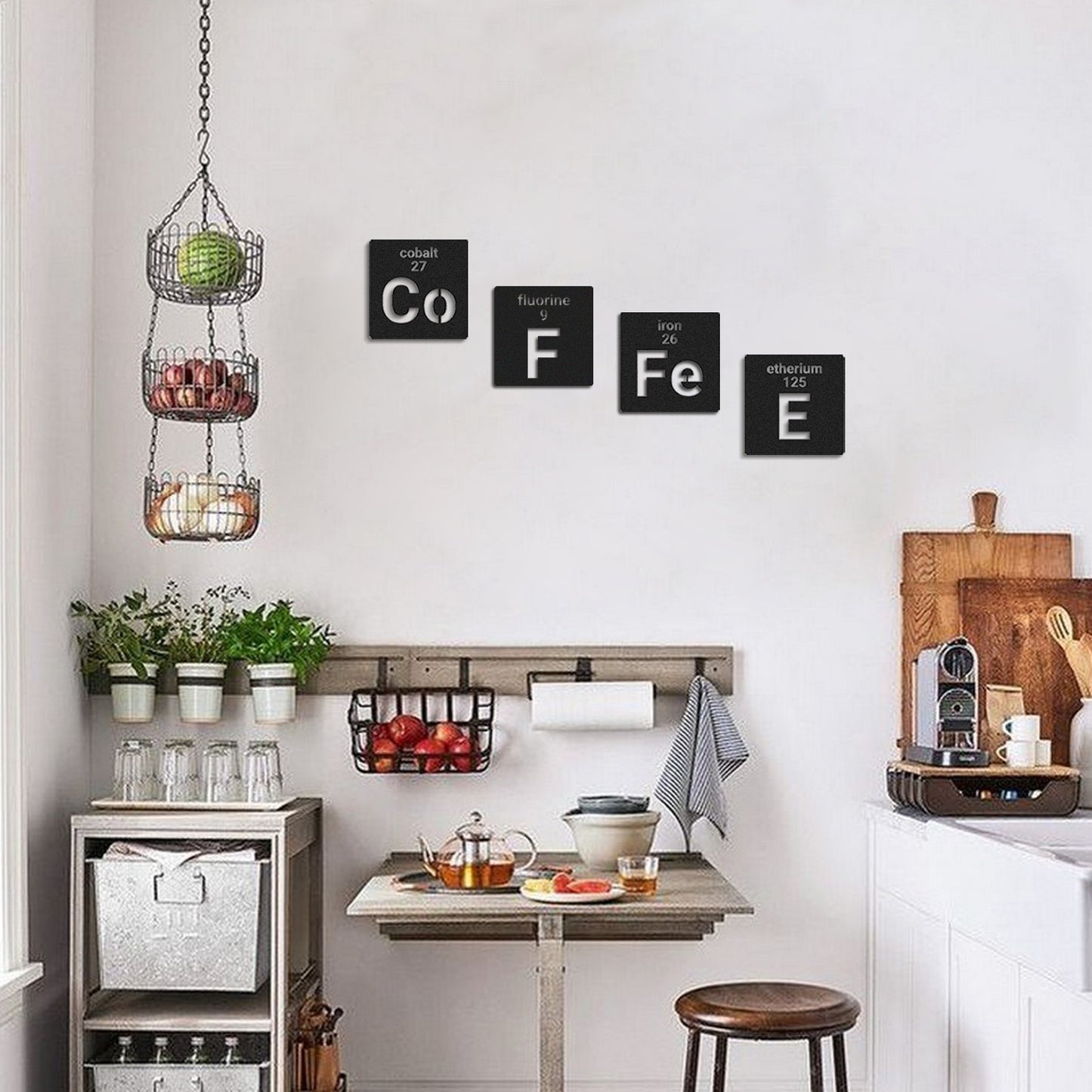 Coffee Metal Wall Art - APT345