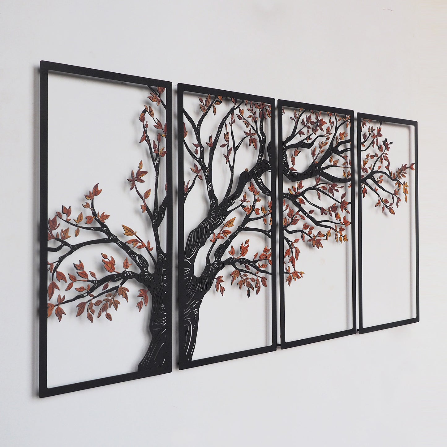 Autumn Vibes Metal Wall Art Set of 4 - APT740