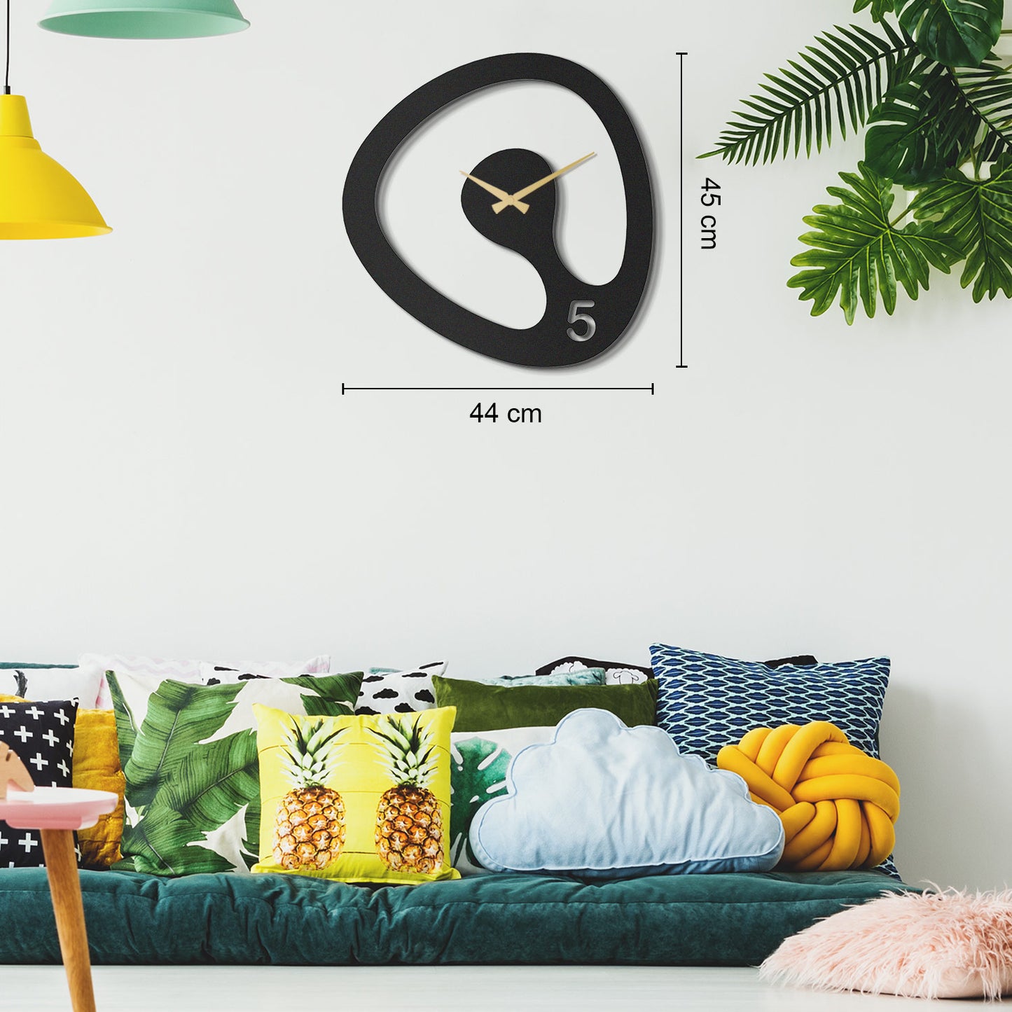 Amorph Metal Wall Clock - APS104 - Artepera