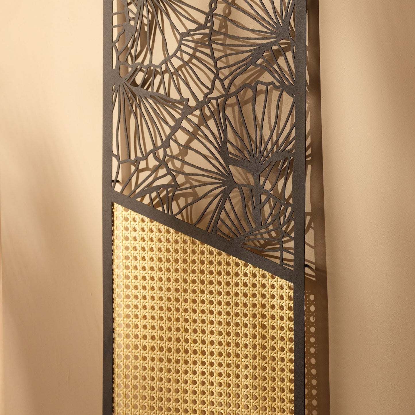 Ginkgo Rattan Metal Wall Art - APT511