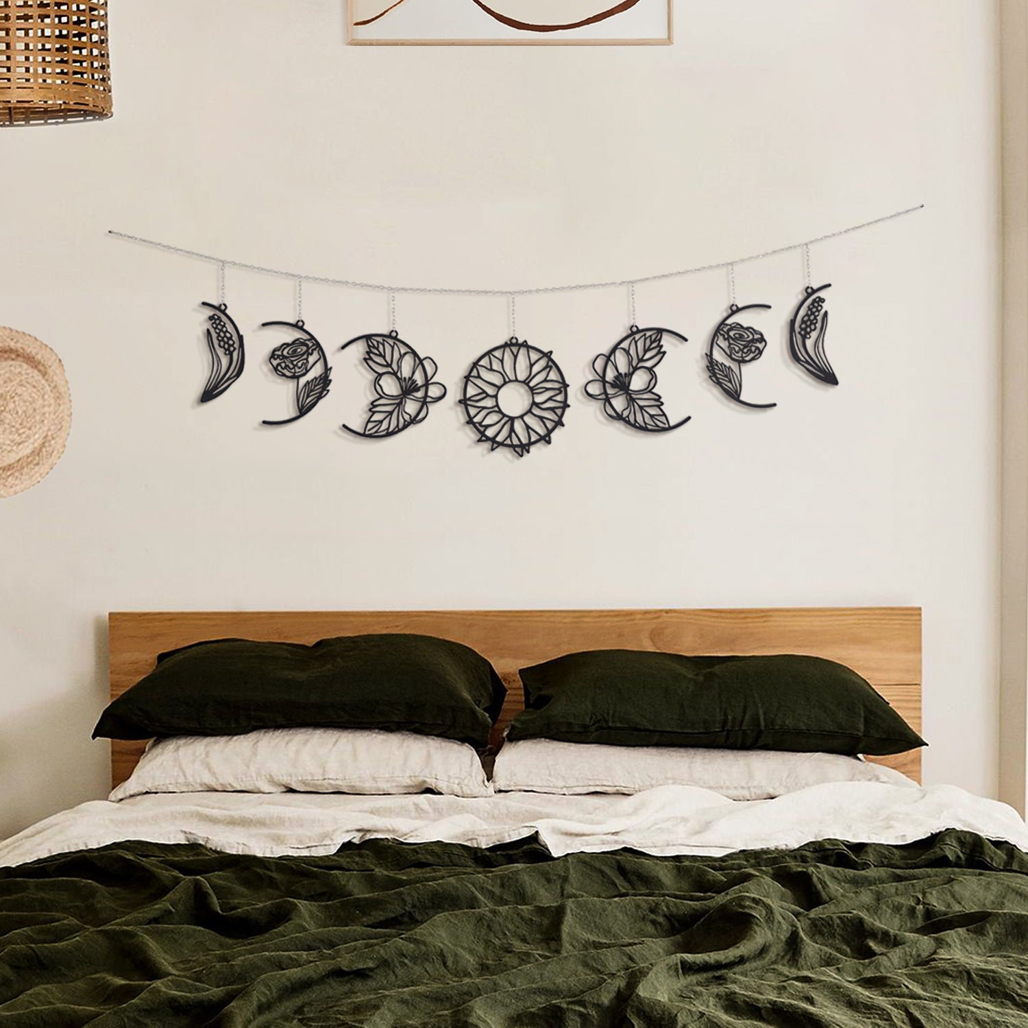 Moon Phases Metal Wall Accessories - APT534 – Artepera