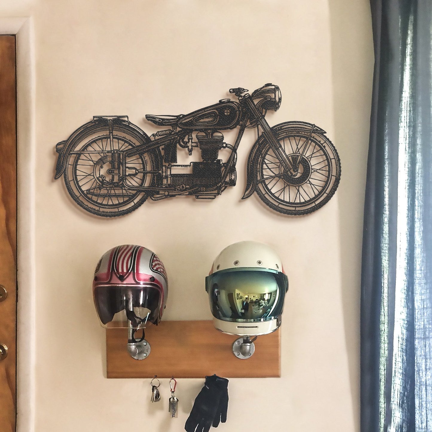 Cafe Racer Metal Wall Art - APT222 - Artepera