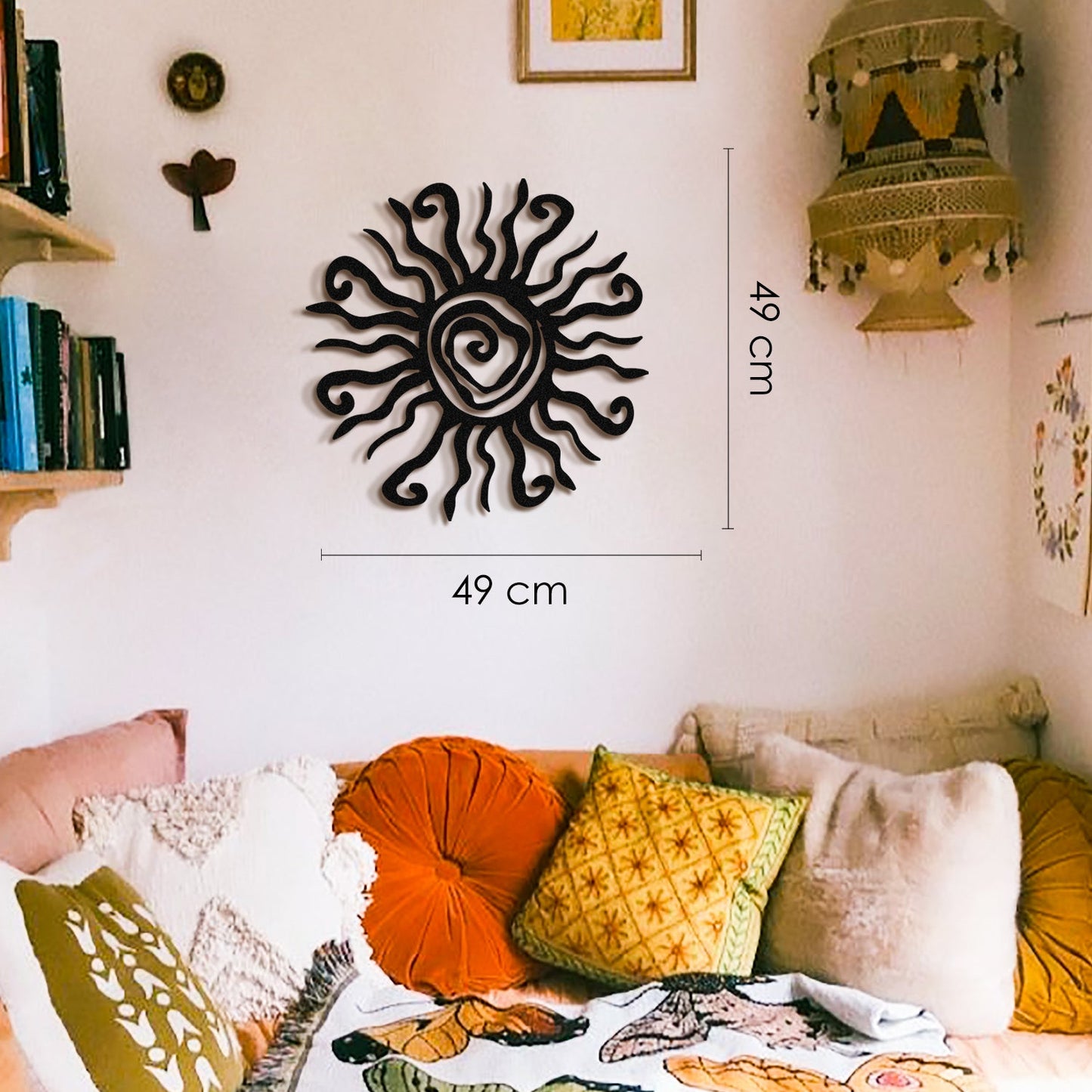 Whacky Sun Metal Wall Art - APT625