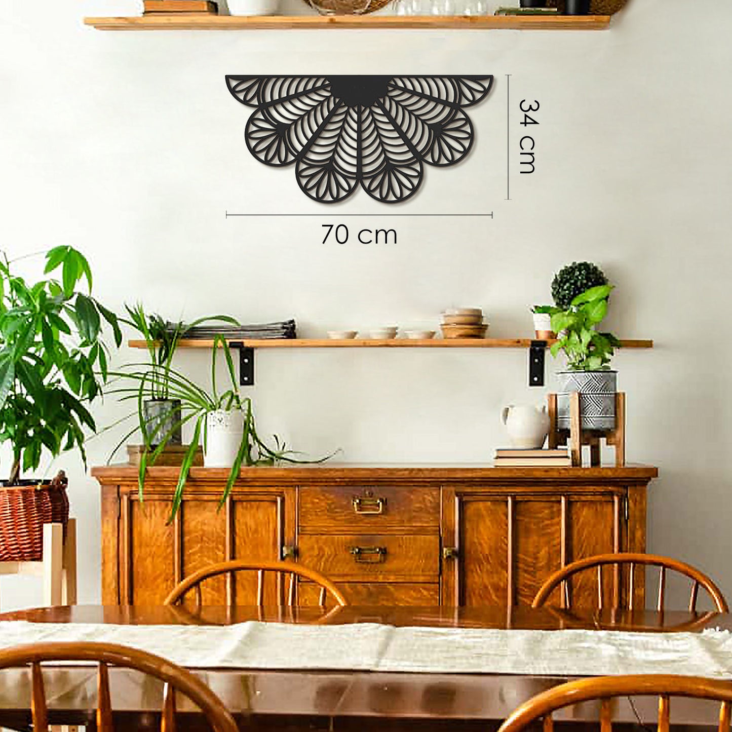 Bohemian Mandala Metal Wall Art - APT616