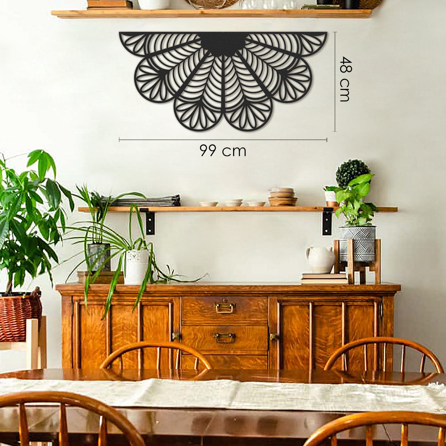 Bohemian Mandala Metal Wall Art - APT616