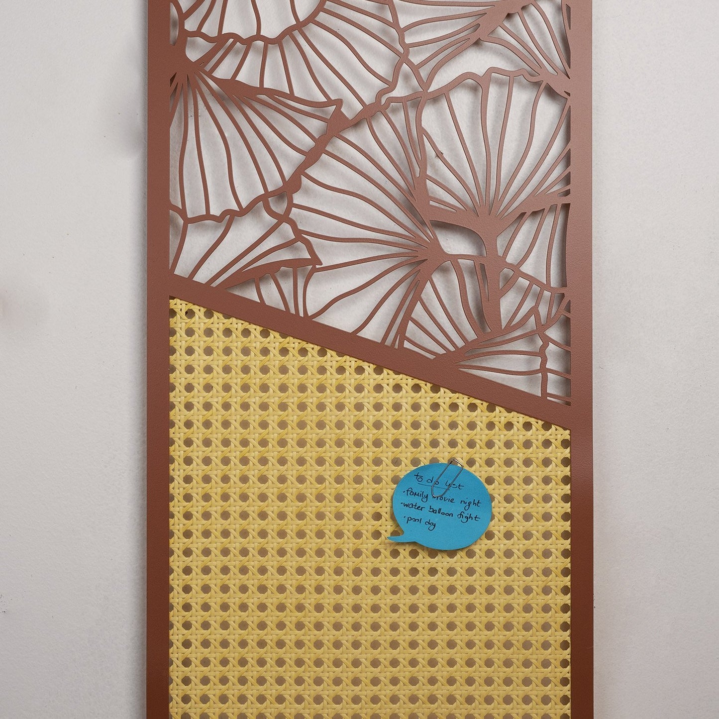 Ginkgo Rattan Metal Wall Art - APT511