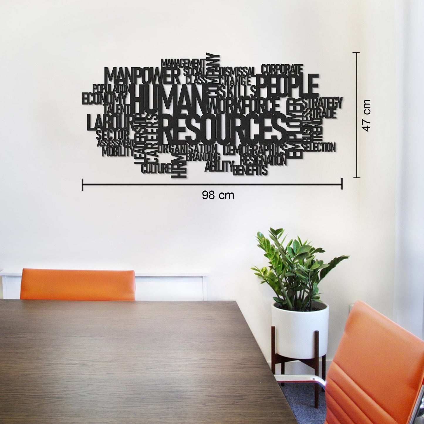 Human Resources Metal Wall Art - APT563