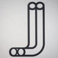Jale Kulin - J Block Set of 2 Metal Wall Art - APH160 - [section-header__title]