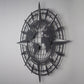 Compass And World Map Metal Wall Art - APT425 - [section-header__title]