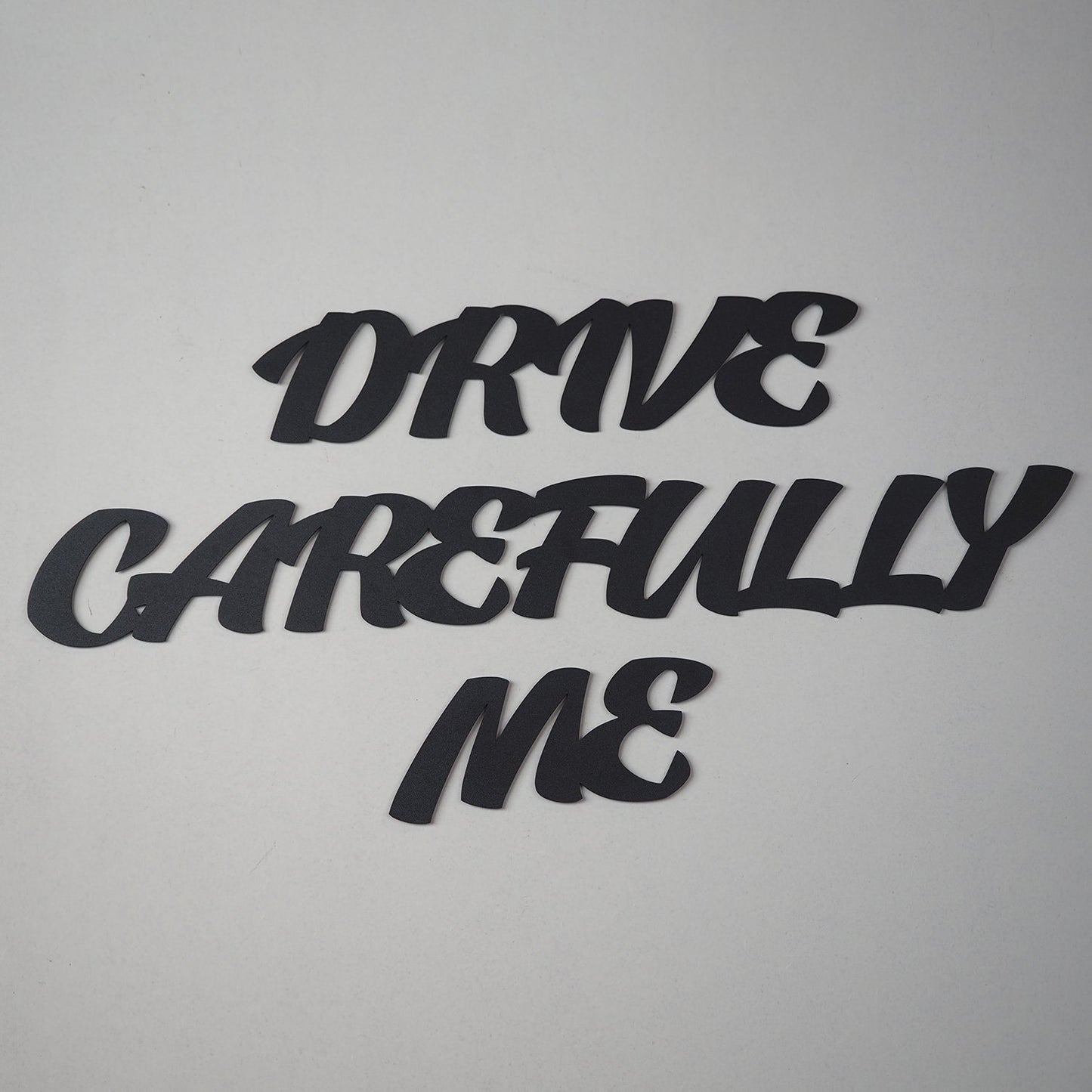 Yasemin Arpac - Drive Carefully Me Metal Wall Art - APH157 - [section-header__title]