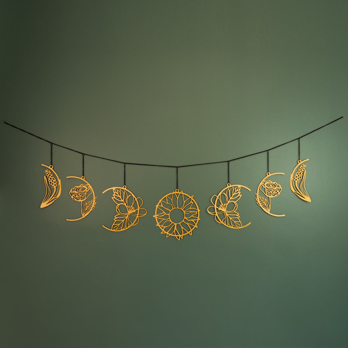 Moon Phases Metal Wall Accessories - APT534