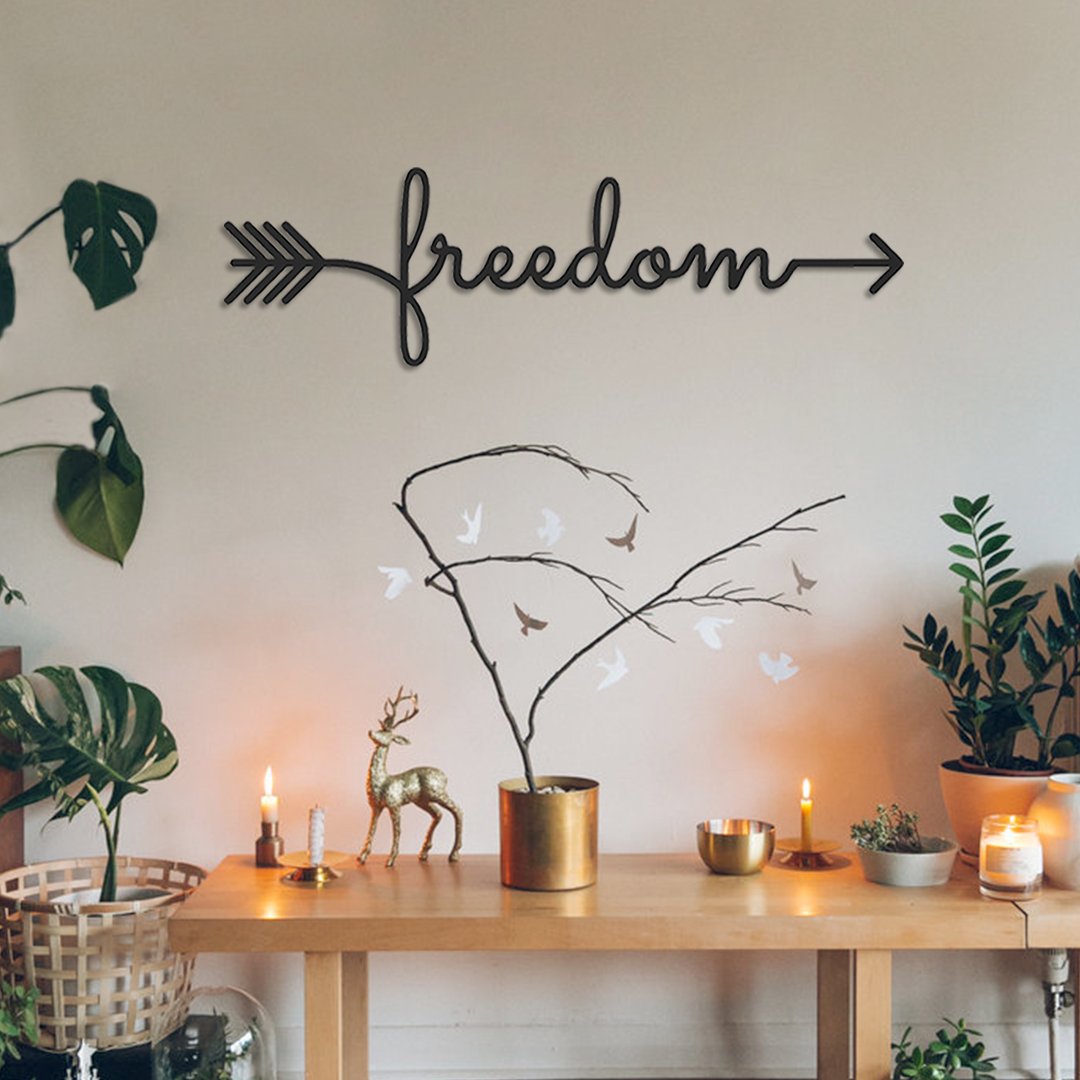 Freedom Metal Wall Art - APT344 - [section-header__title]