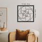 Golden Ratio Metal Wall Art - APT351 - [section-header__title]