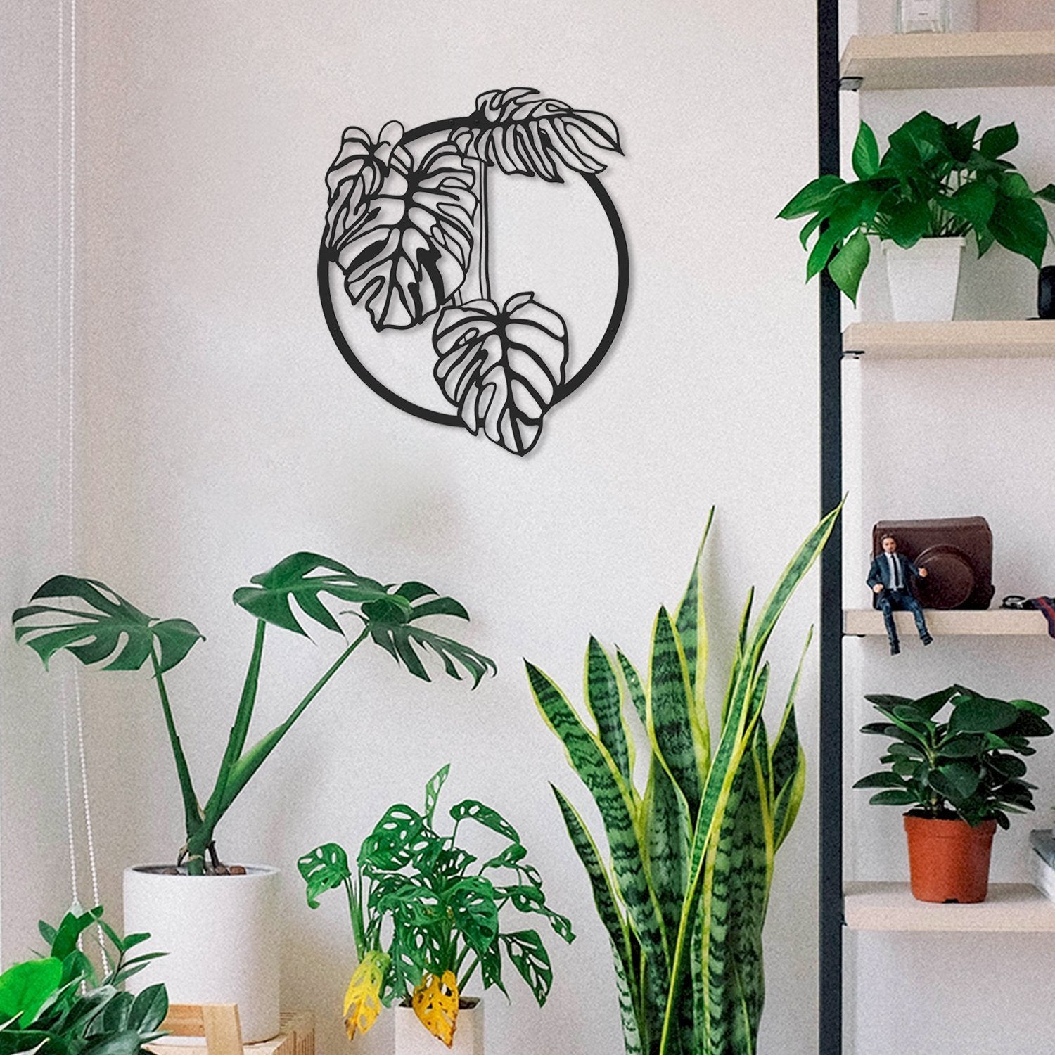 Monstera Deliciosa Leaf Metal Wall Art - APT353 - [section-header__title]