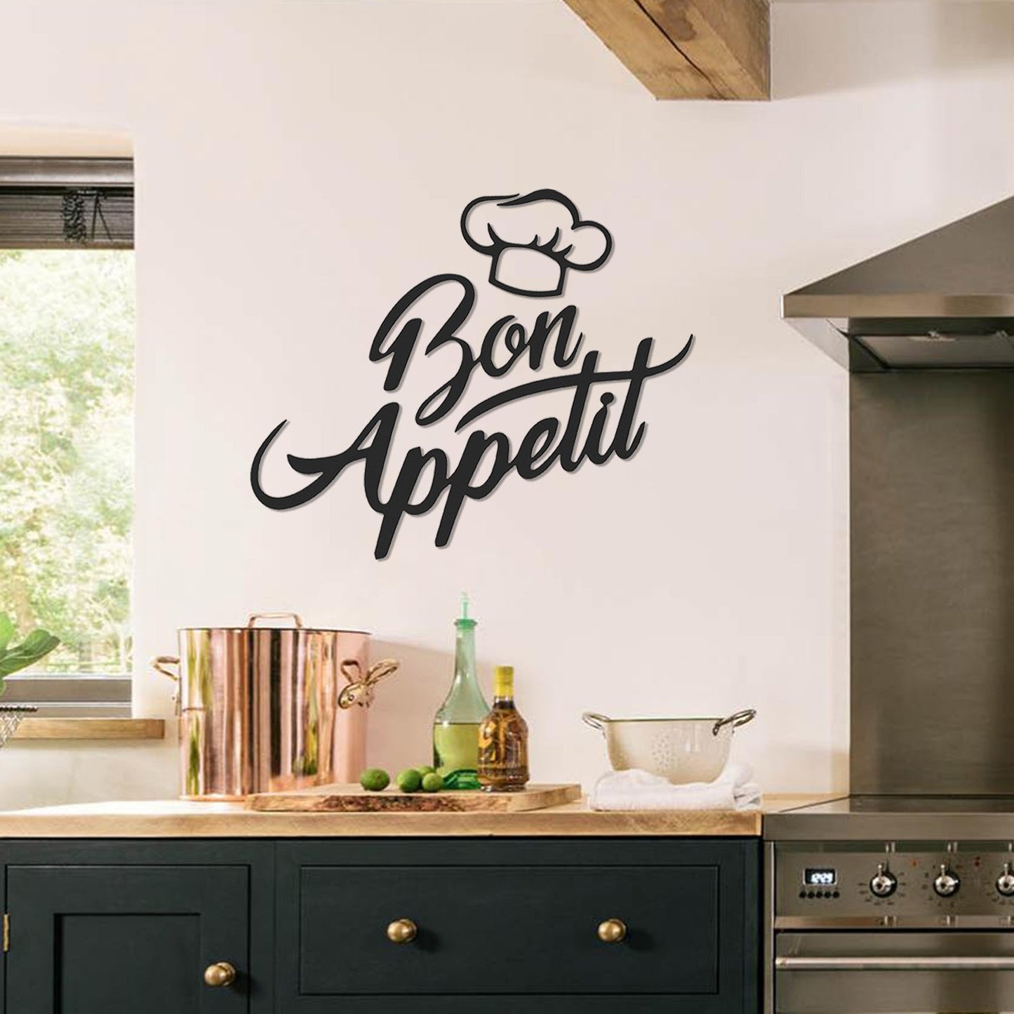 Bon Appetit Metal Wall Art - APT378 - Artepera