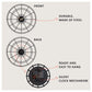 Chronometry Metal Wall Clock - APS026 - Artepera