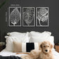 Autumn 3 Set Metal Wall Art - APT167 - Artepera