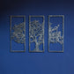 Percea 3 Set Metal Wall Art - APT136 - [section-header__title]