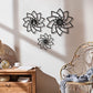 Lotus Metal Wall Art Set of 3 - APT525