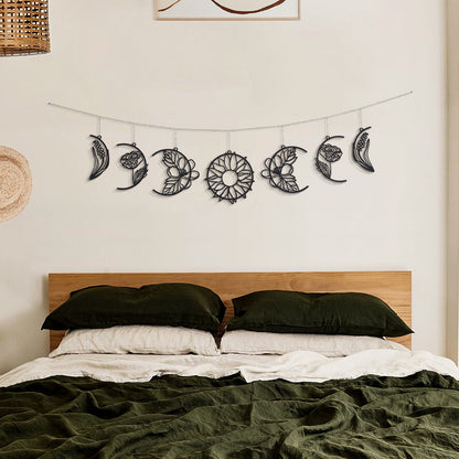 Moon Phases Metal Wall Accessories - APT534