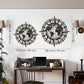 Compass And World Map Metal Wall Art - APT425 - [section-header__title]