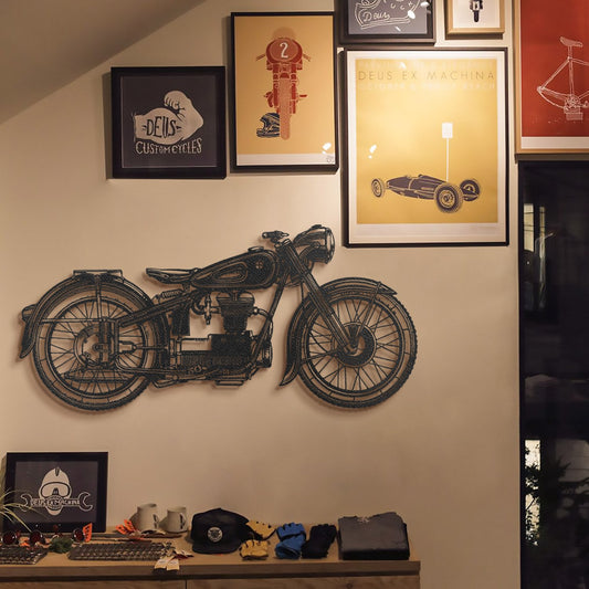 Cafe Racer Metal Wall Art - APT222 - Artepera