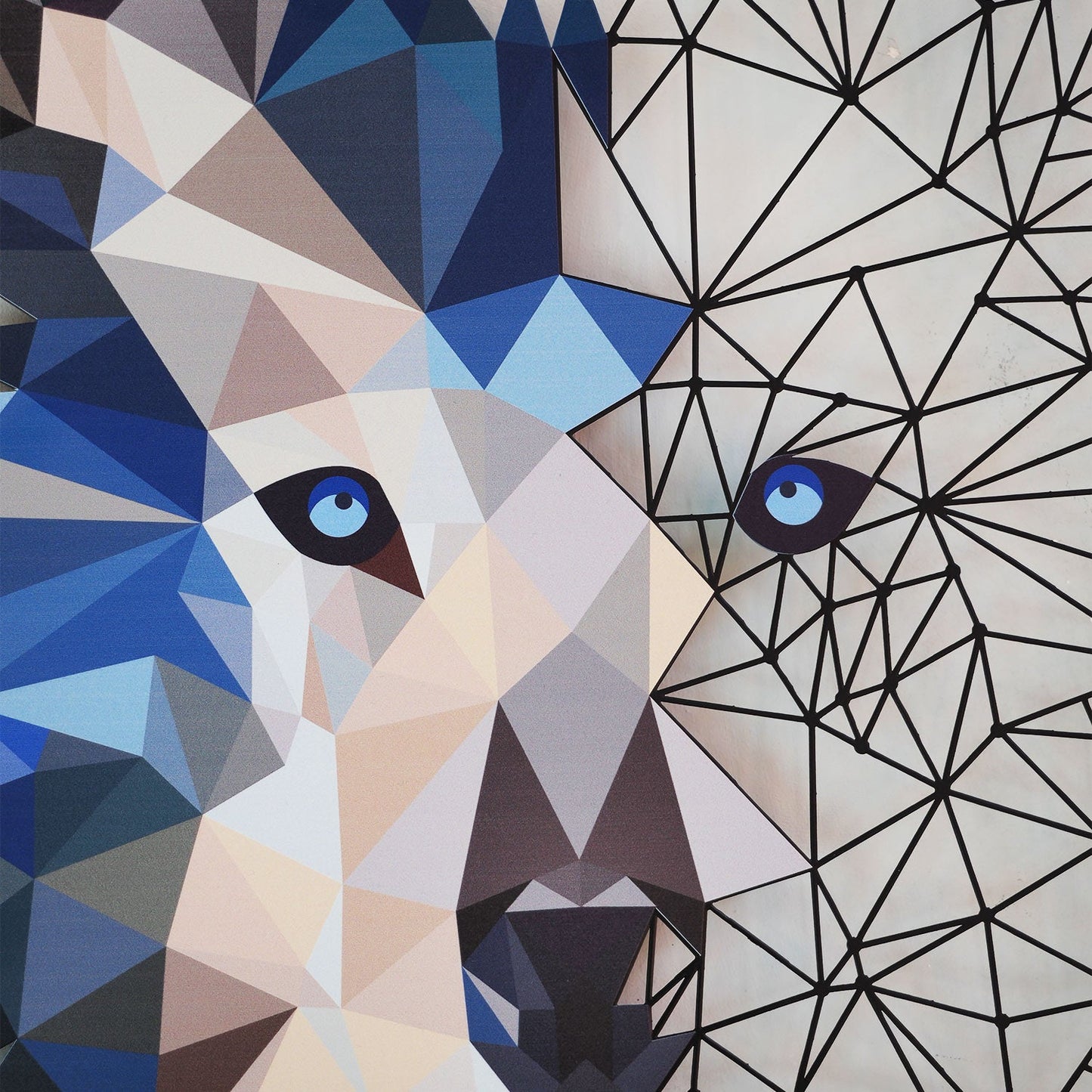 Metal Wolf Wall Art - APT721