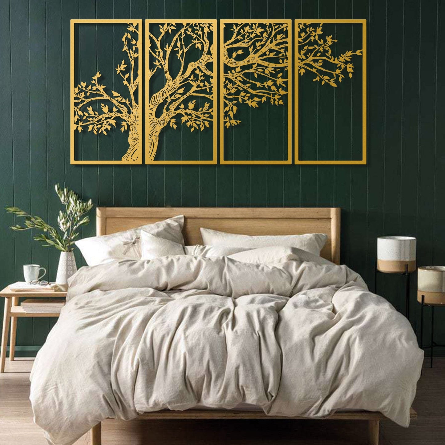 Autumn Vibes Metal Wall Art Set of 4 - APT740