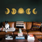 Moon Phases Metal Wall Art - APT615