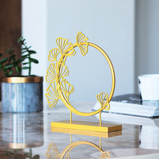 Ginkgo Metal Tabletop Decor - APT670