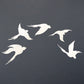 Birds Set of 5 Metal Wall Art - APT646