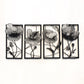 Blossom Metal Wall Art Set of 4 - APT573