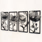 Blossom Metal Wall Art Set of 4 - APT573