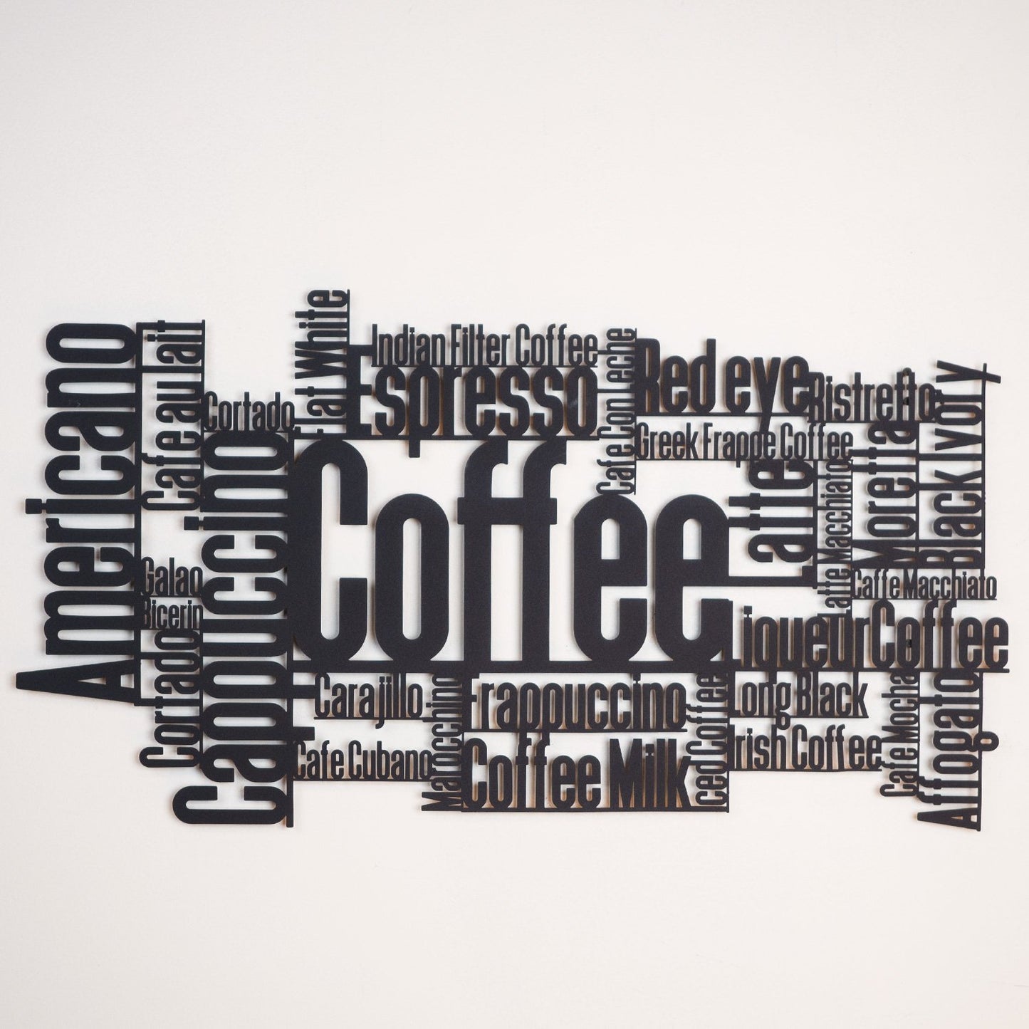 Coffee Metal Wall Art - APT566