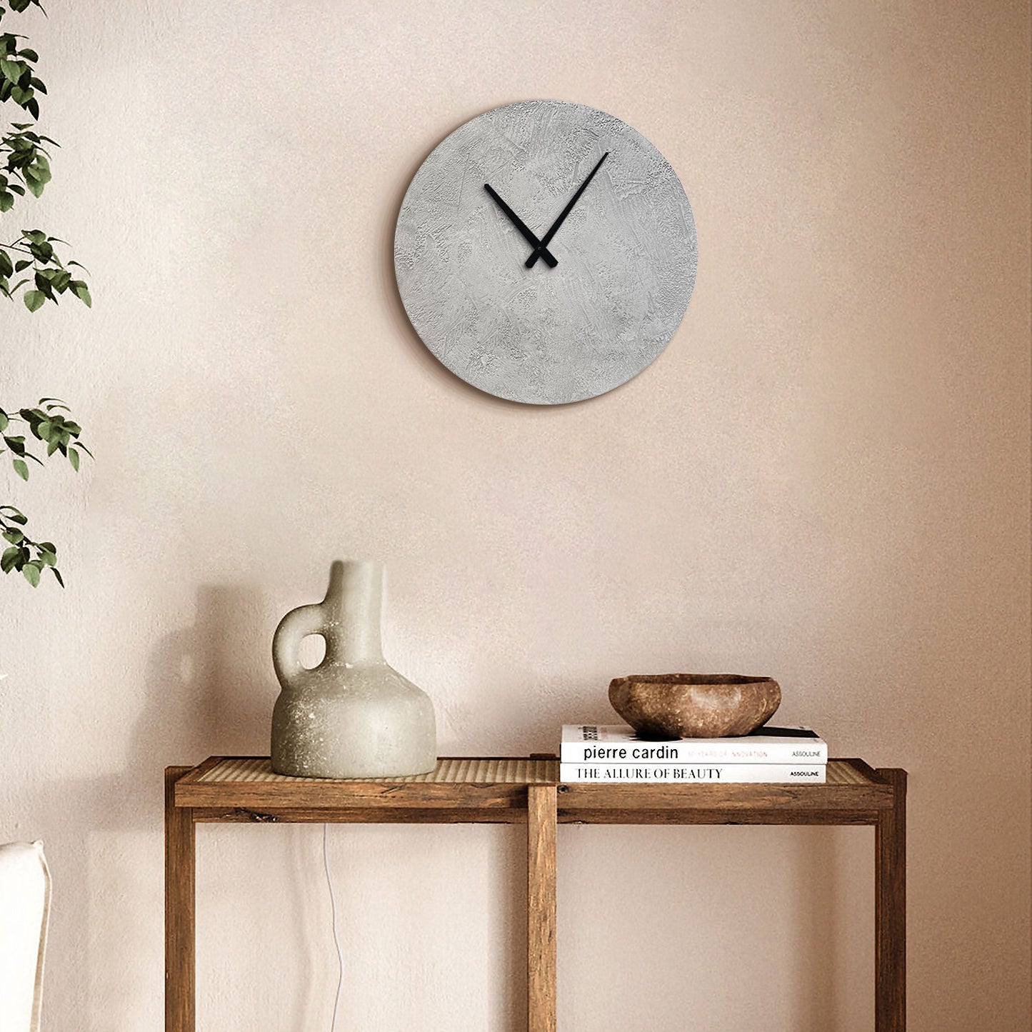 Concrete Metal Wall Clock - APS112