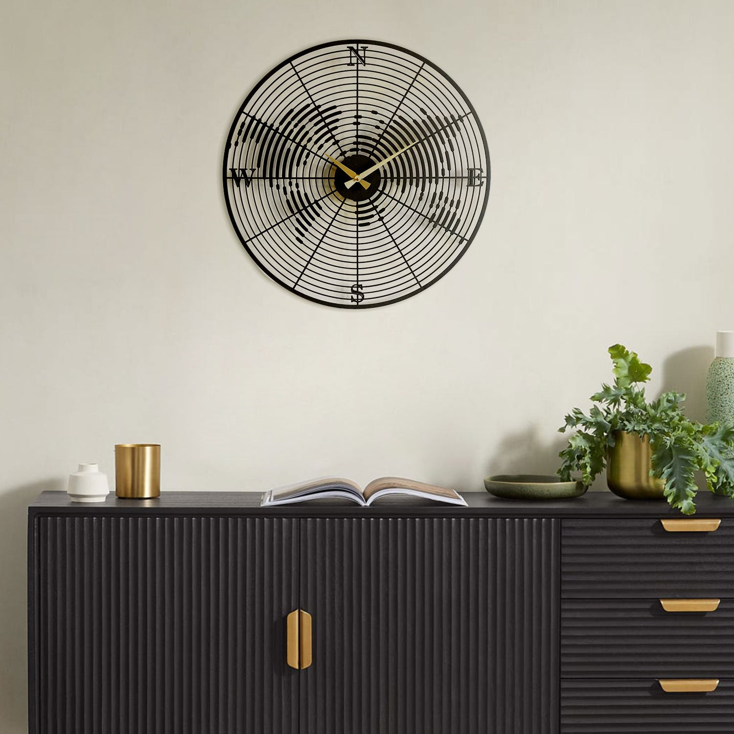 Coordinate Metal Wall Clock - APS018 - [section-header__title]