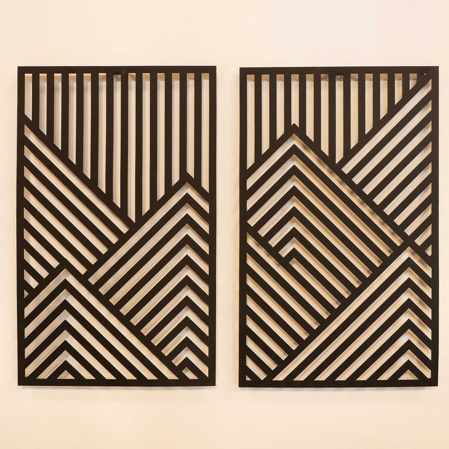 Geometric Mountains Metal Wall Art - APT598
