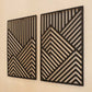 Geometric Mountains Metal Wall Art - APT598