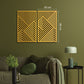 Geometric Mountains Metal Wall Art - APT598