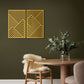 Geometric Mountains Metal Wall Art - APT598