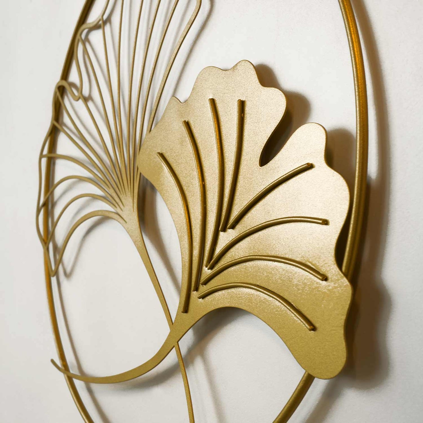 Ginkgo Leaf Metal Wall Art - APT620