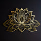 3D Lotus Mandala Metal Wall Art - APT524