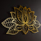 3D Lotus Mandala Metal Wall Art - APT524