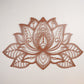 3D Lotus Mandala Metal Wall Art - APT524