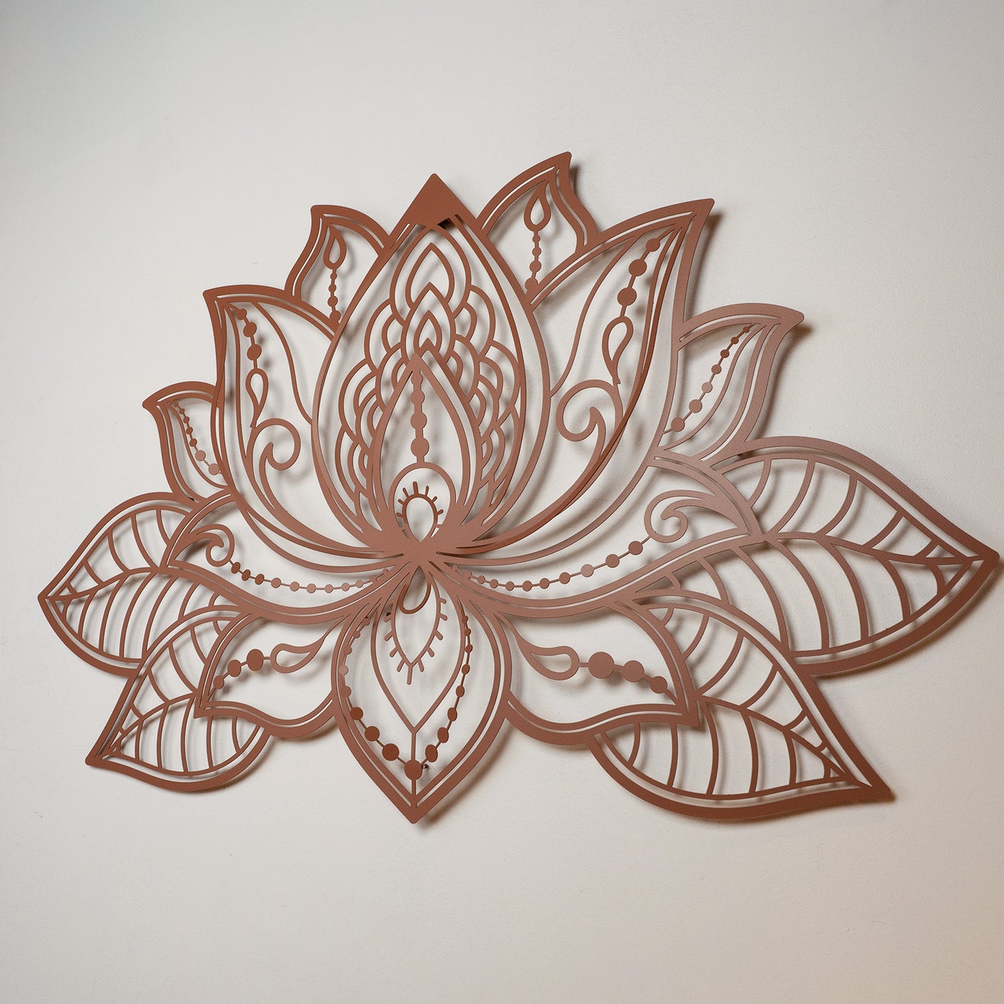 3D Lotus Mandala Metal Wall Art - APT524