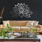 3D Lotus Mandala Metal Wall Art - APT524