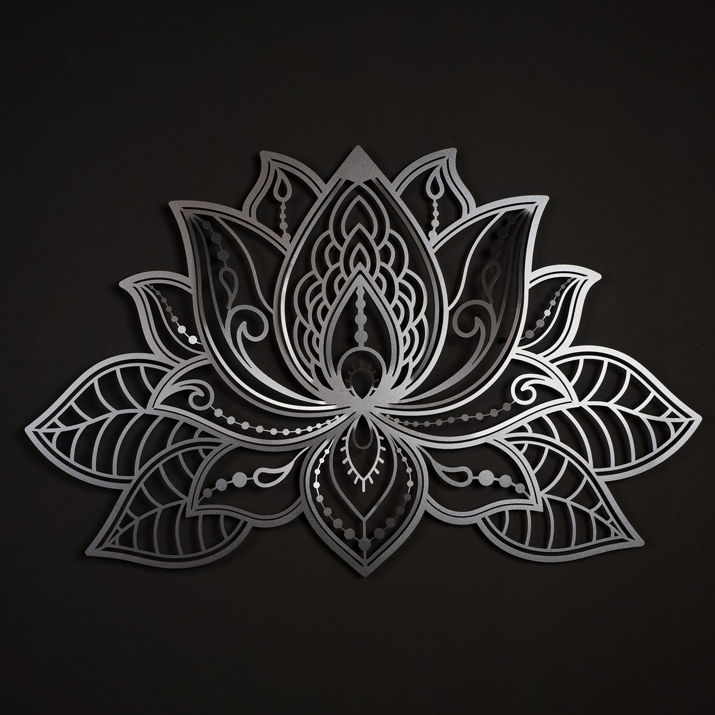 3D Lotus Mandala Metal Wall Art - APT524