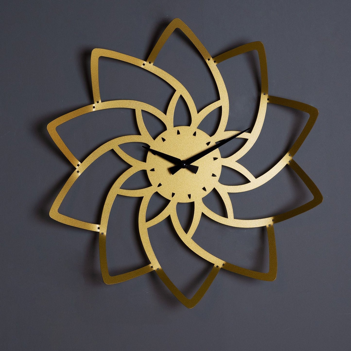 Lotus Metal Wall Clock - APS106