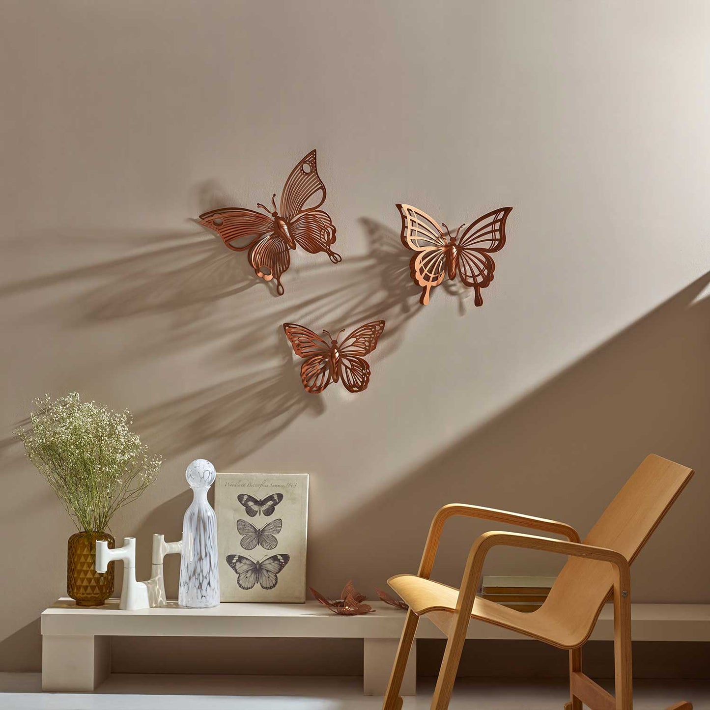 Mariposa Metal Wall Art Set of 3 - APT575