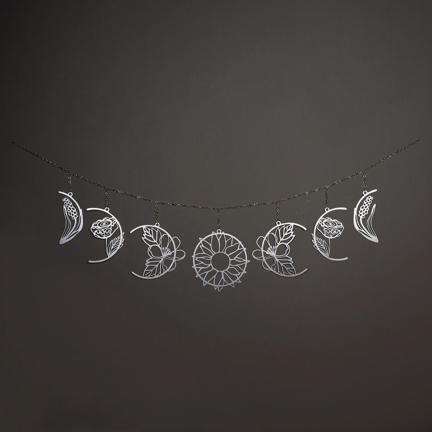 Moon Phases Metal Wall Accessories - APT534